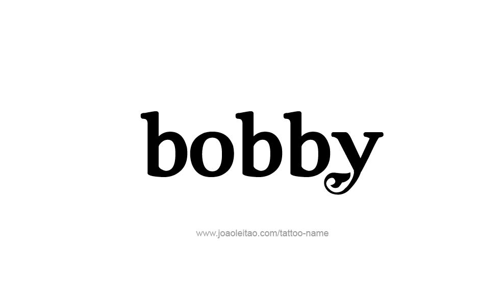 Tattoo Design  Name Booby   
