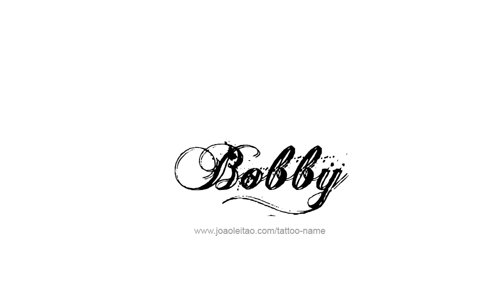 Tattoo Design  Name Booby   