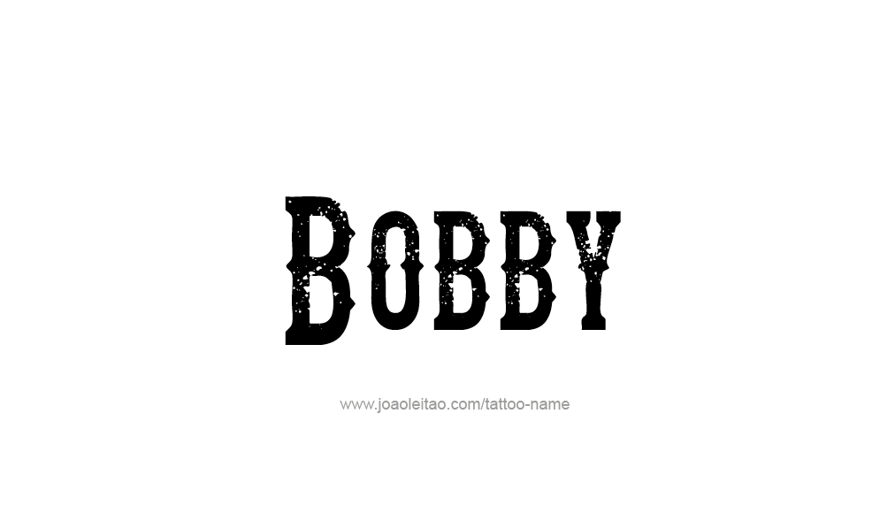 Tattoo Design  Name Booby   