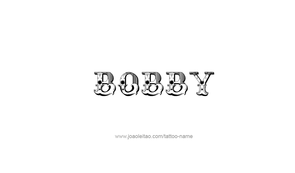 Tattoo Design  Name Booby   