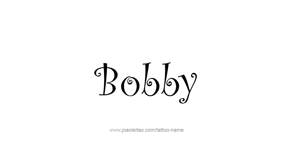 Tattoo Design  Name Booby   