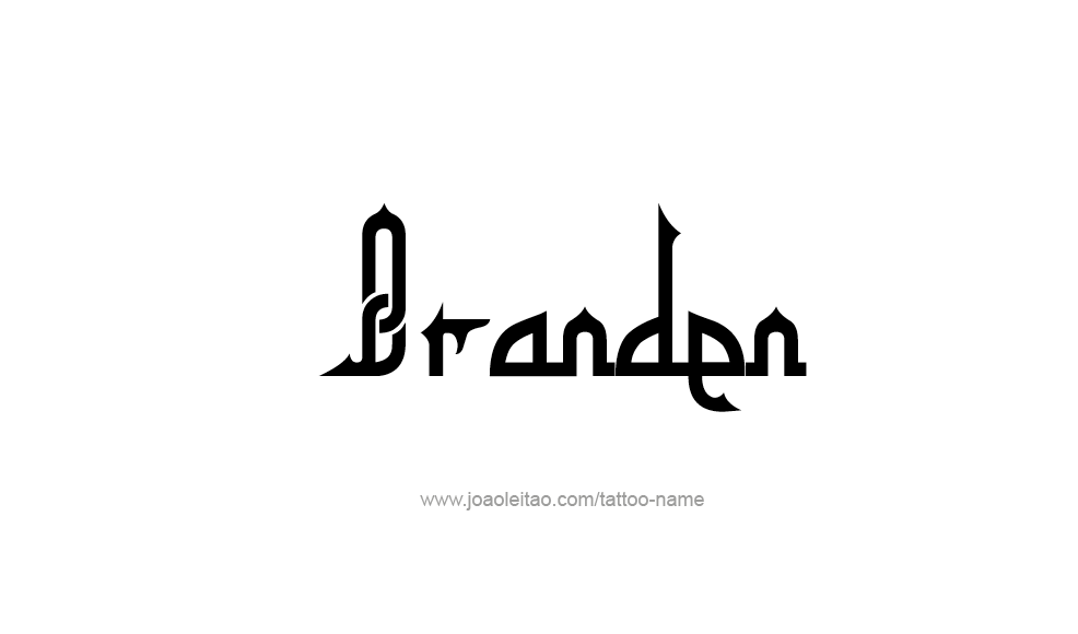 Tattoo Design  Name Branden   