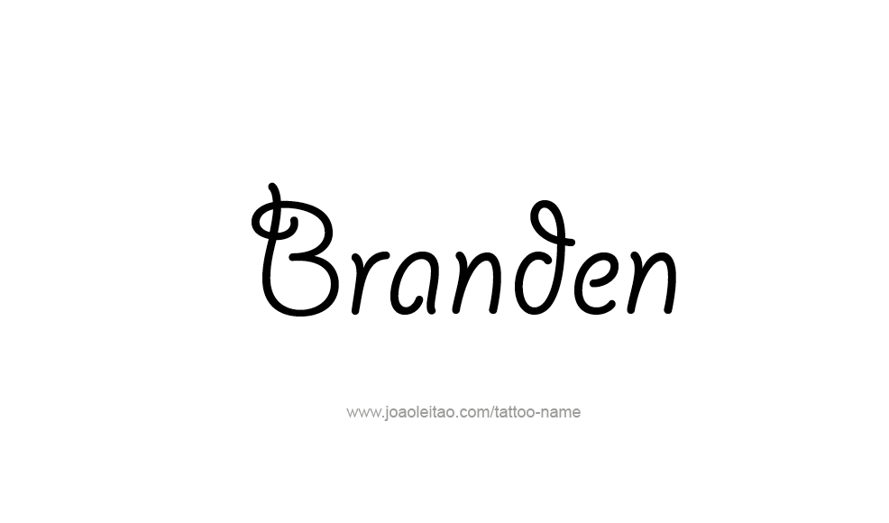 Tattoo Design  Name Branden   