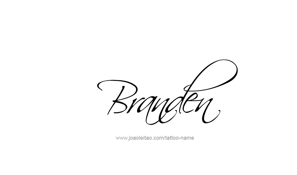 Tattoo Design  Name Branden   