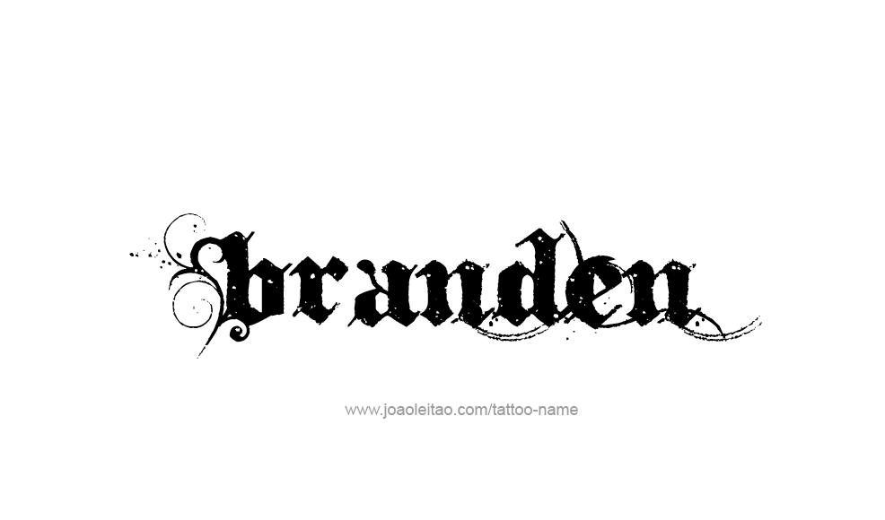 Tattoo Design  Name Branden   