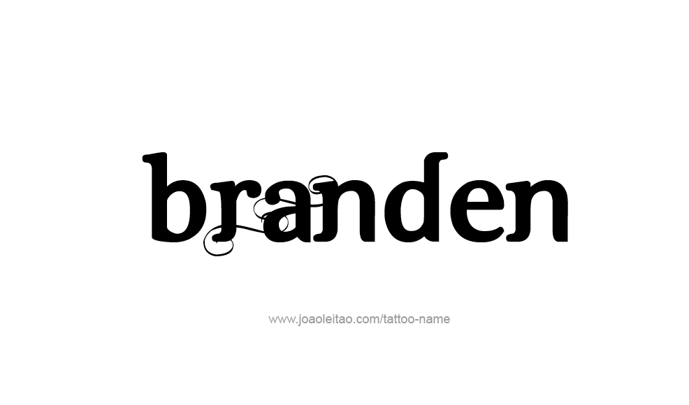 Tattoo Design  Name Branden   