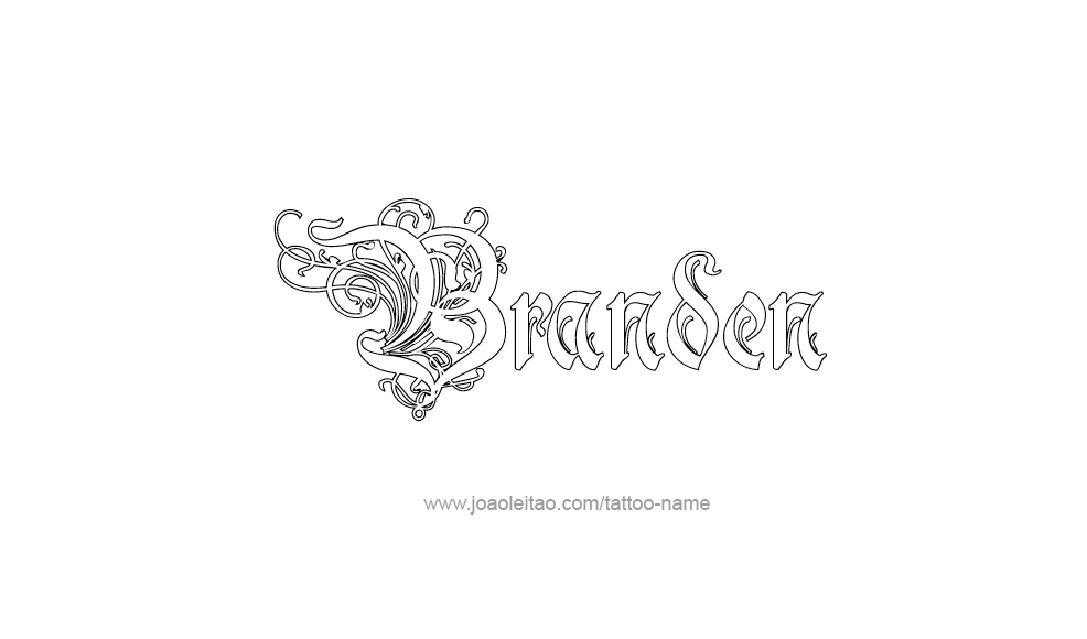 Tattoo Design  Name Branden   