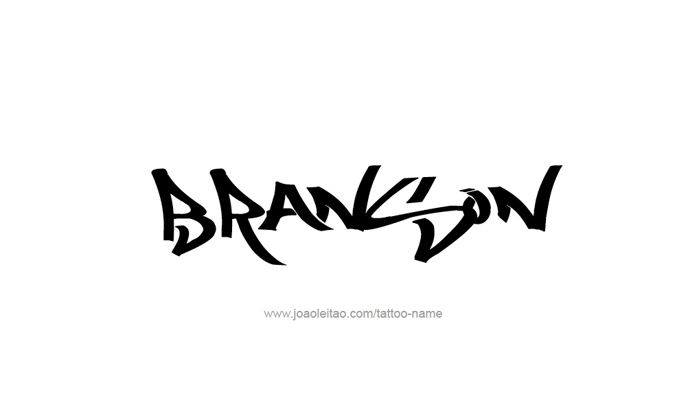 Tattoo Design  Name Branson   