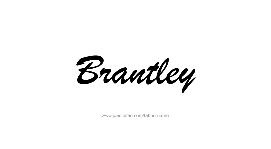 Tattoo Design  Name Brantley   