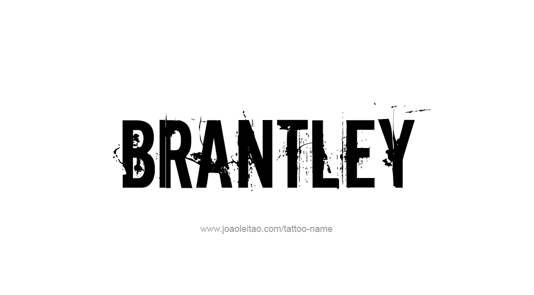 Tattoo Design  Name Brantley   