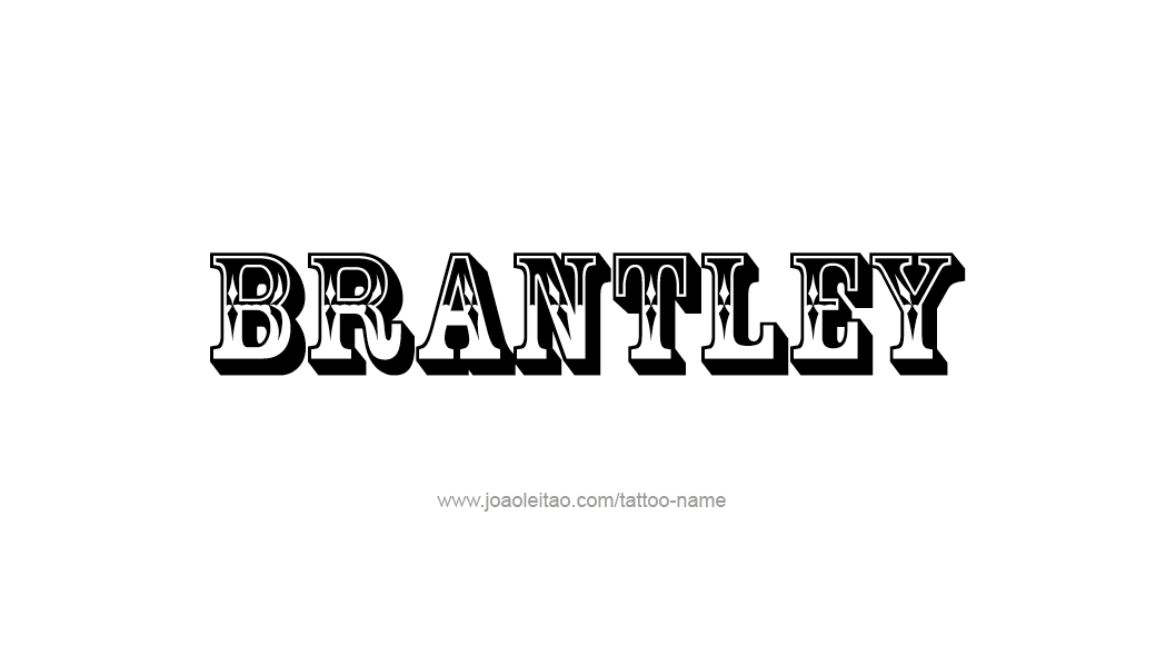 Tattoo Design  Name Brantley   