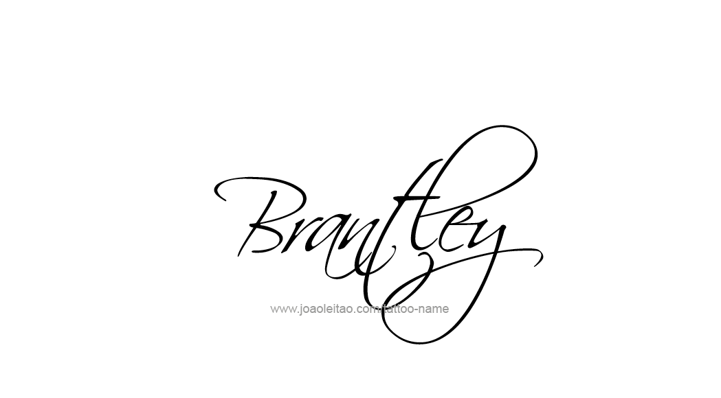 Tattoo Design  Name Brantley   