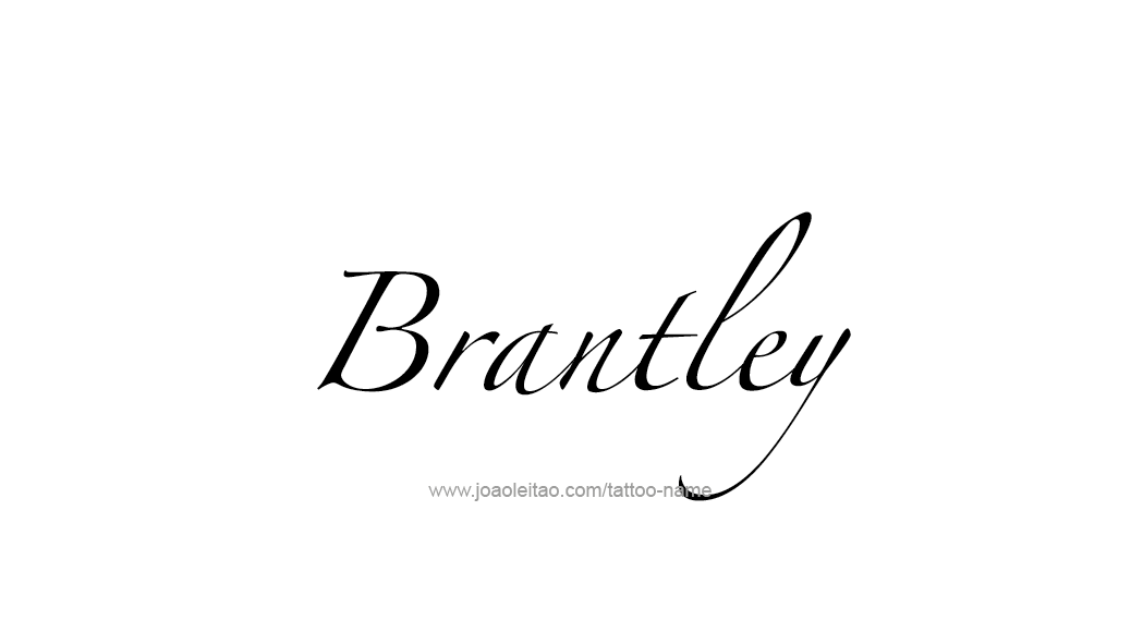 Tattoo Design  Name Brantley   