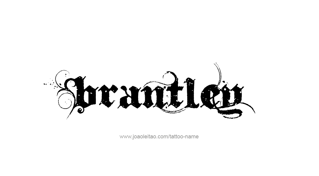 Tattoo Design  Name Brantley   