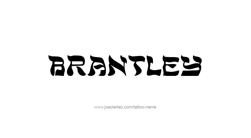 Tattoo Design  Name Brantley   