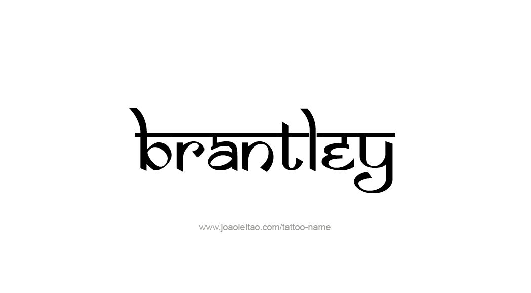 Tattoo Design  Name Brantley   