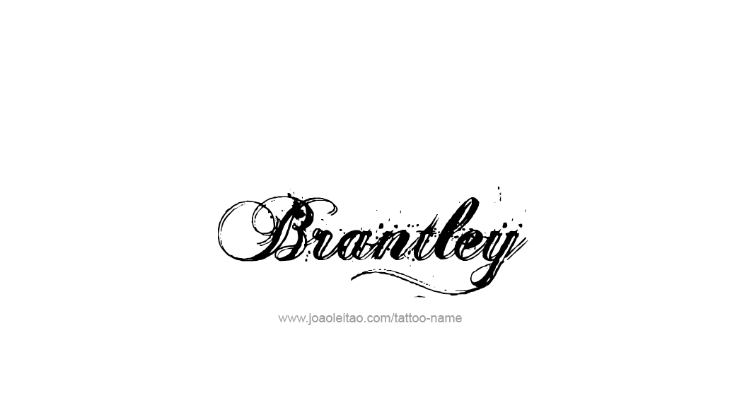 Tattoo Design  Name Brantley   