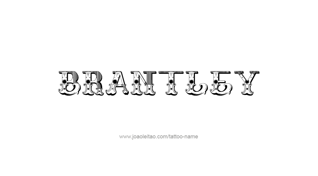 Tattoo Design  Name Brantley   