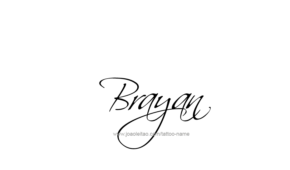 Tattoo Design  Name Brayan   