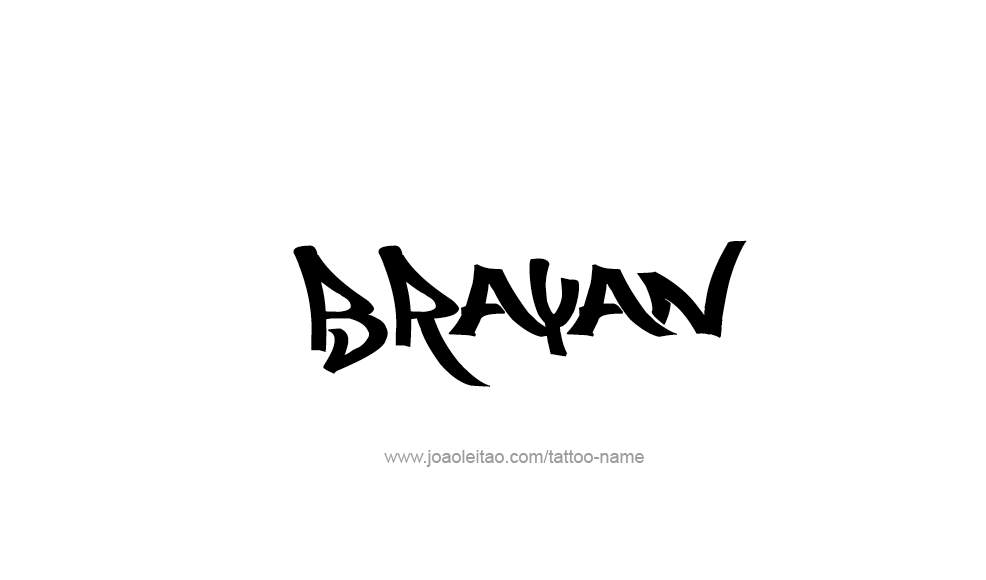 Tattoo Design  Name Brayan   