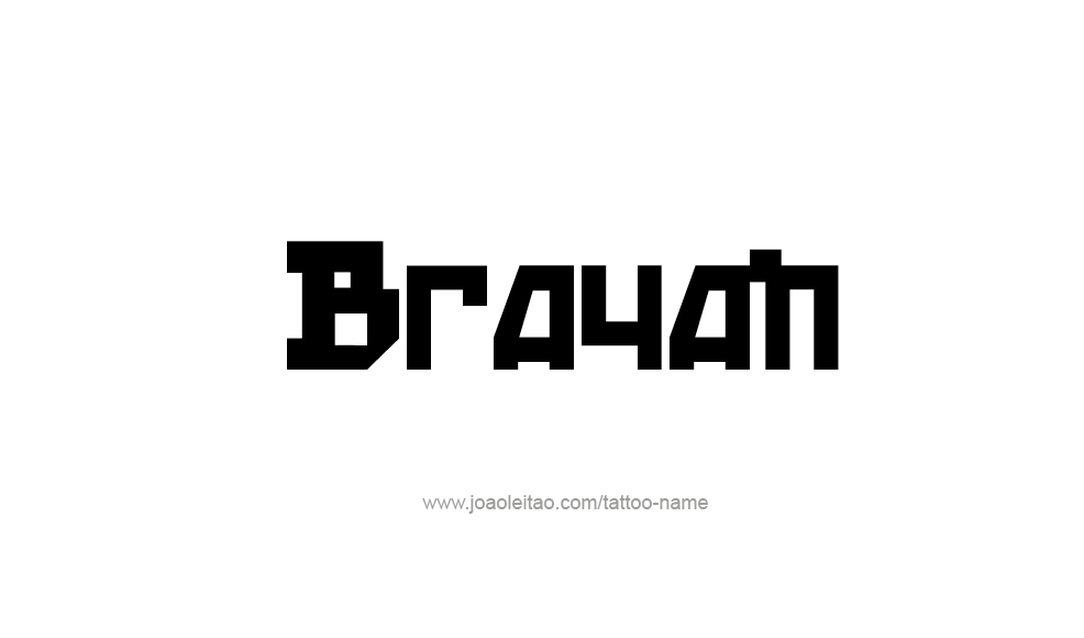 Tattoo Design  Name Brayan   