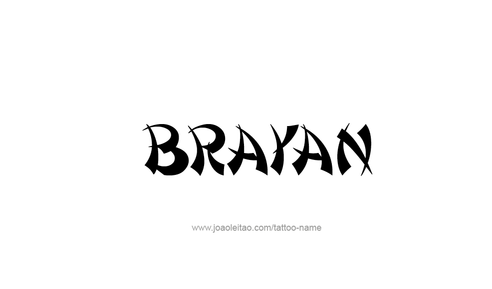 Tattoo Design  Name Brayan