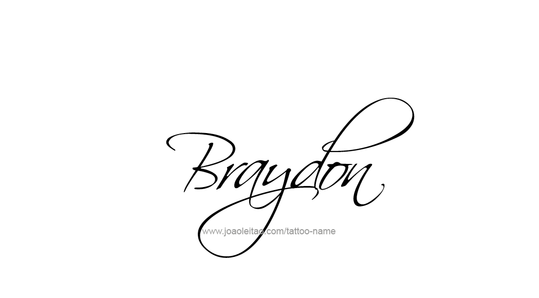 Tattoo Design  Name Braydon   