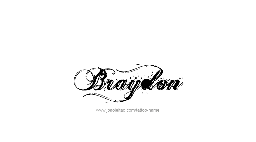 Tattoo Design  Name Braydon   