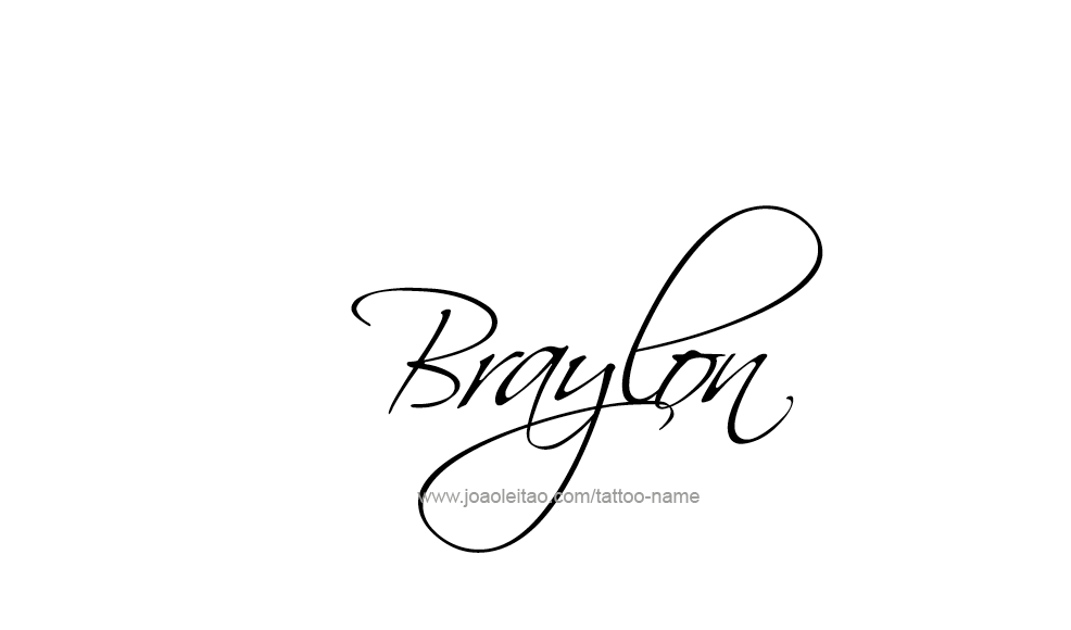 Tattoo Design  Name Braylon   