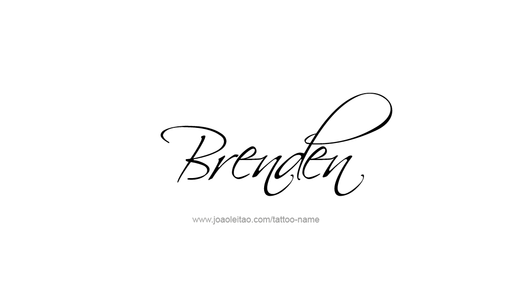 Tattoo Design  Name Brenden   