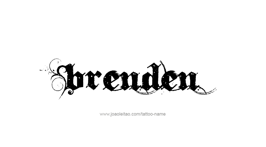 Tattoo Design  Name Brenden   