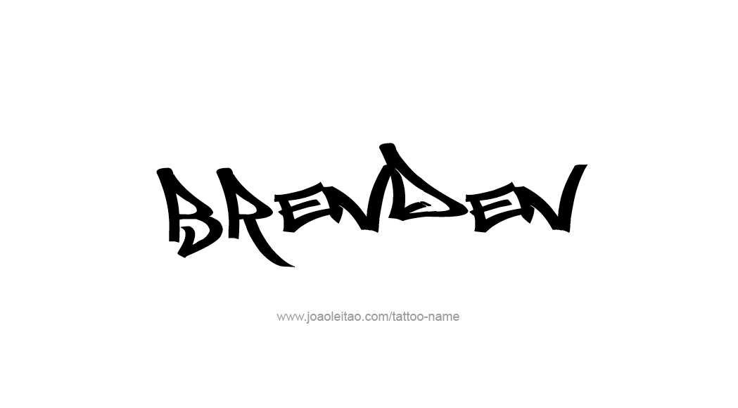 Tattoo Design  Name Brenden   