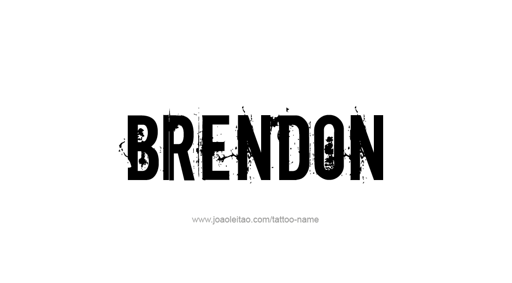 Tattoo Design  Name Brendon   