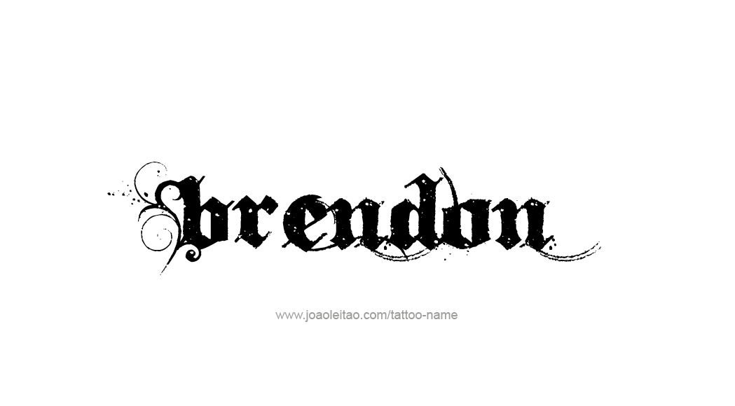 Tattoo Design  Name Brendon   