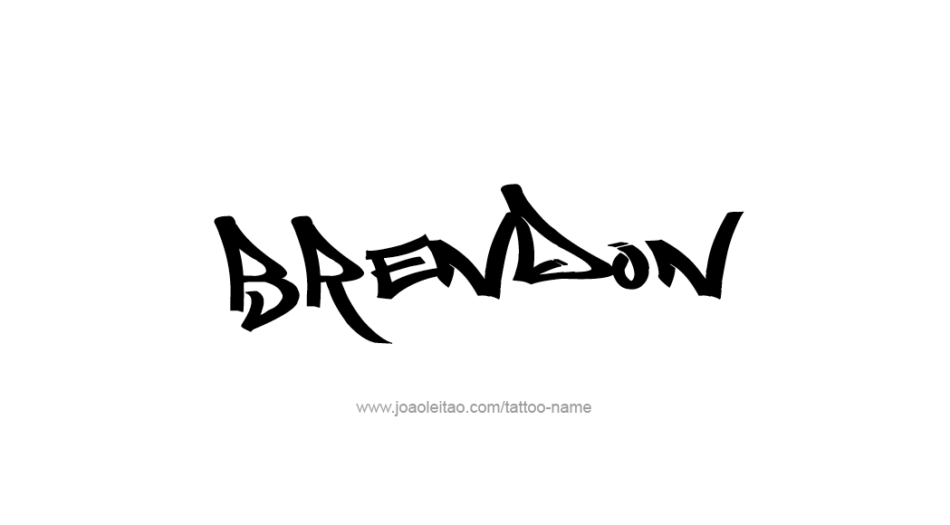 Tattoo Design  Name Brendon   