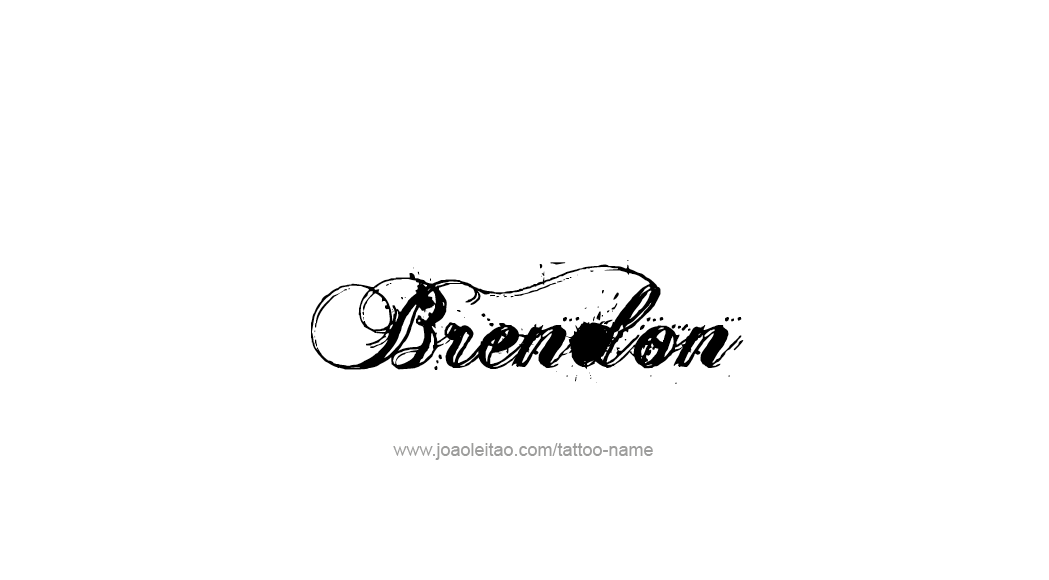 Tattoo Design  Name Brendon   