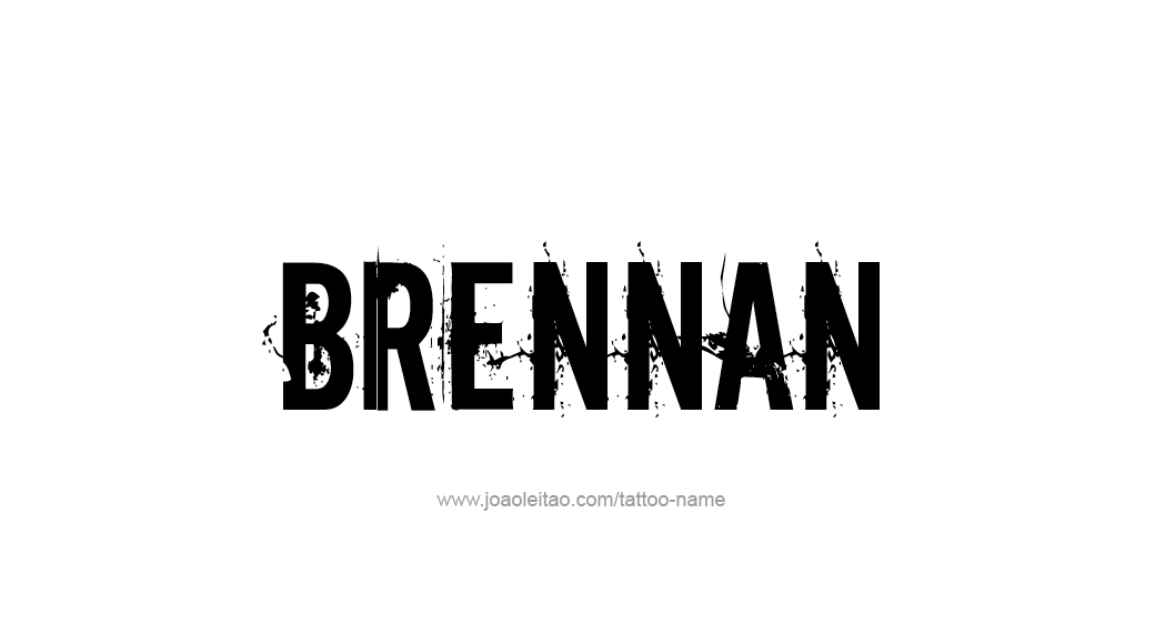 Tattoo Design  Name Brennan   