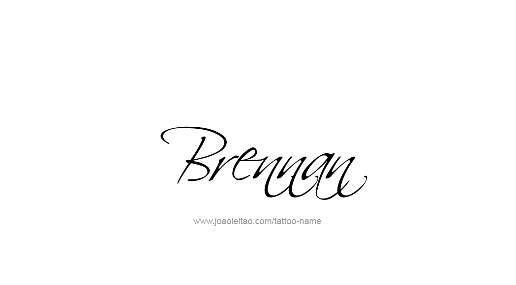 Tattoo Design  Name Brennan   