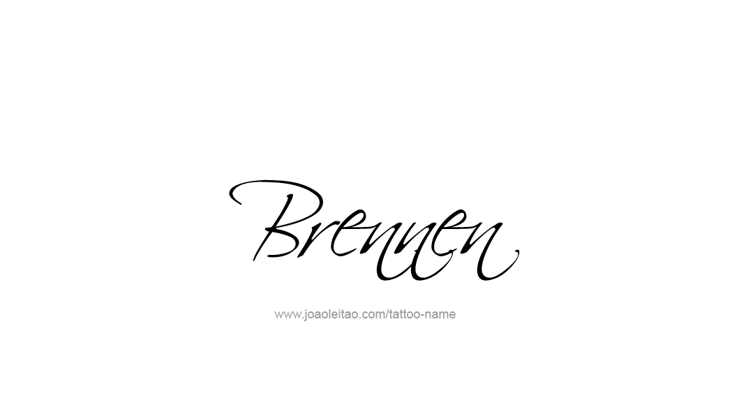 Tattoo Design  Name Brennen   