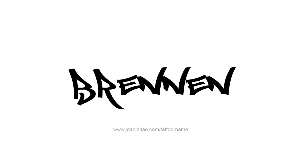 Tattoo Design  Name Brennen   