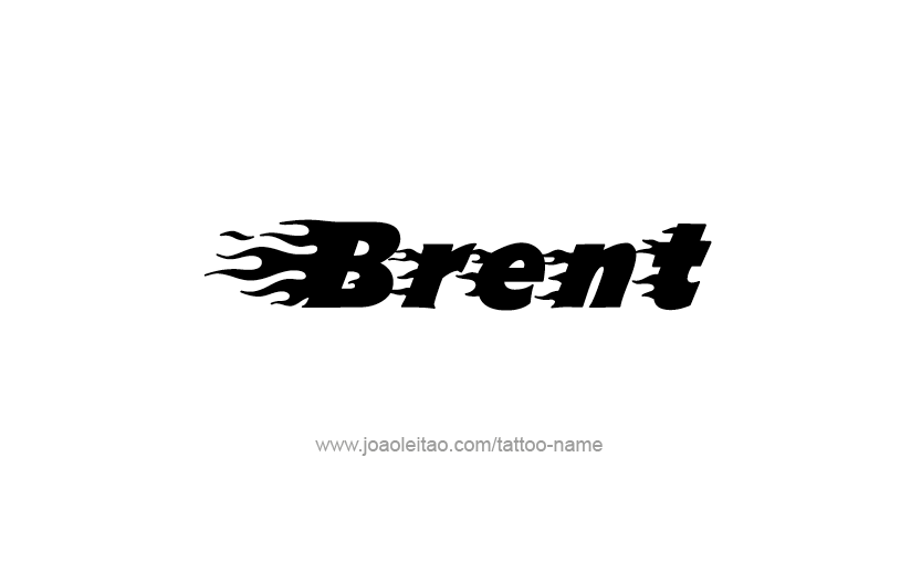 Tattoo Design  Name Brent   