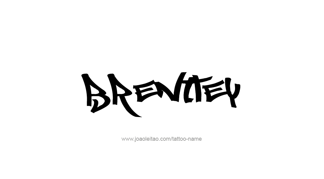 Tattoo Design  Name Brentley   