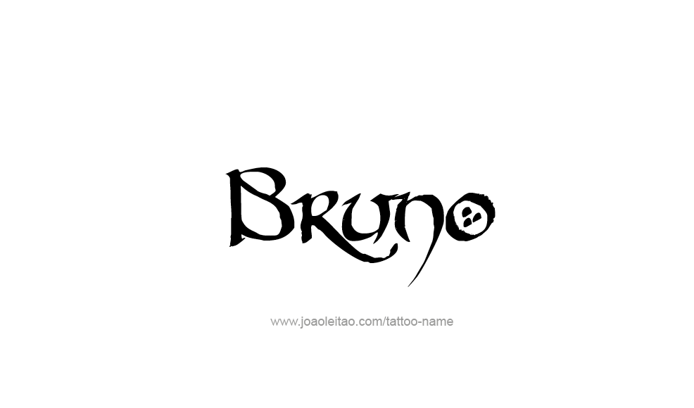 Tattoo Design  Name Bruno   