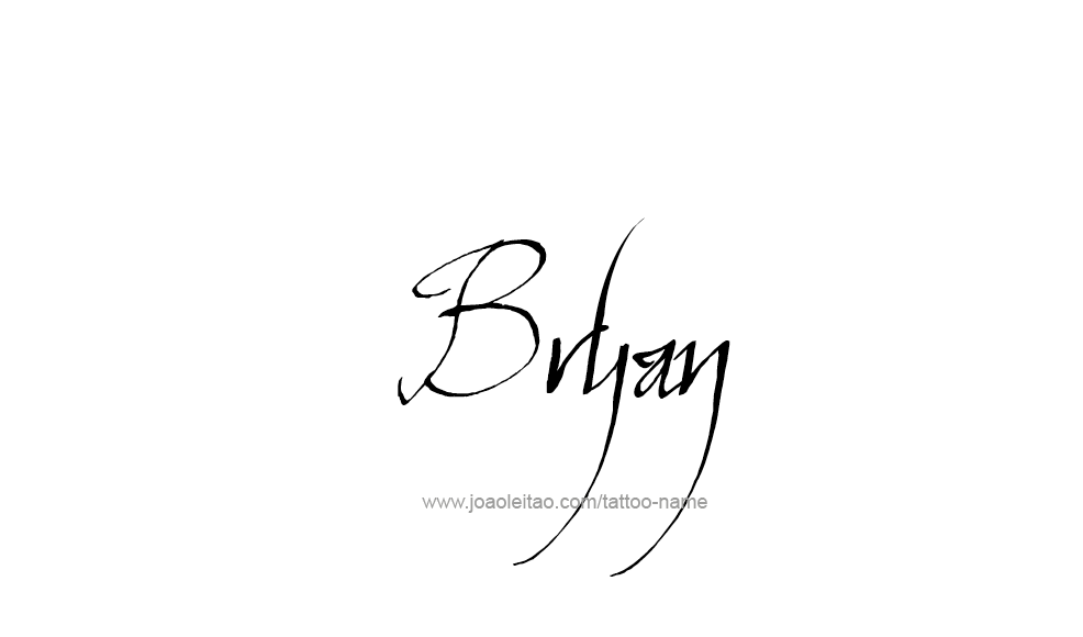 Tattoo Design  Name Bryan   