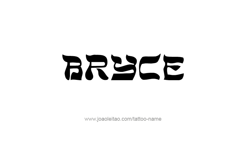 Tattoo Design  Name Bryce   