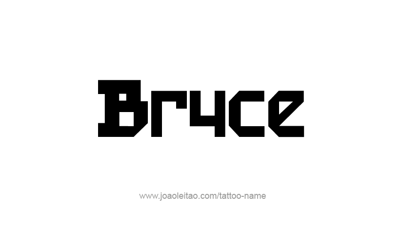 Tattoo Design  Name Bryce   