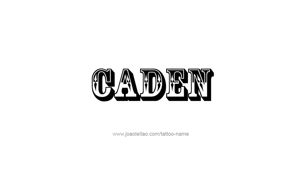 Tattoo Design  Name Caden   