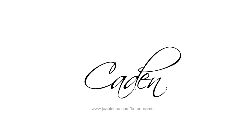 Tattoo Design  Name Caden   