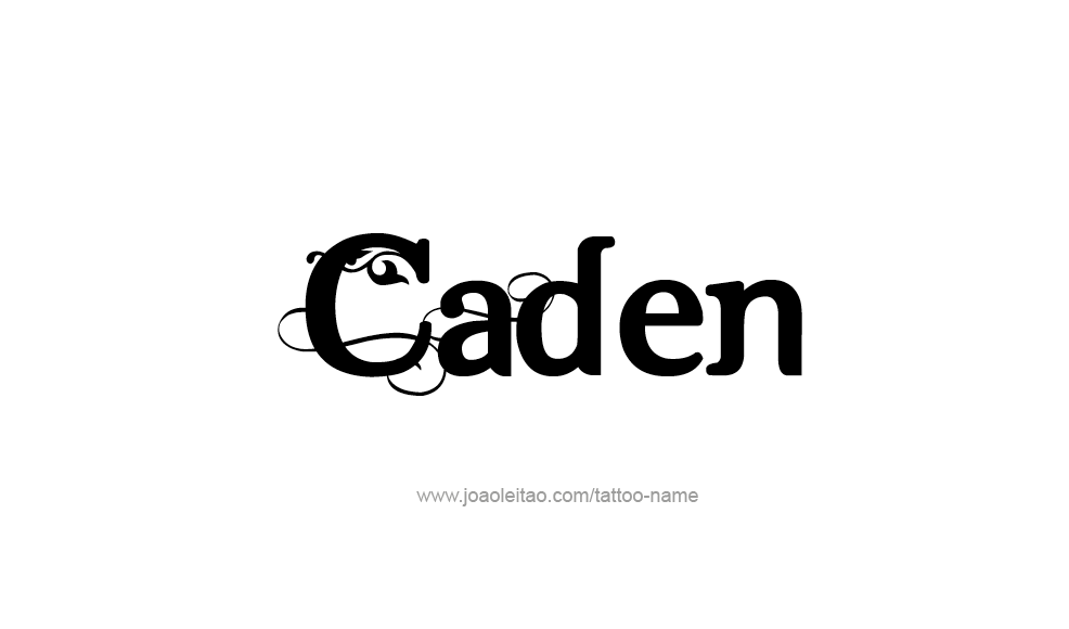 Tattoo Design  Name Caden   