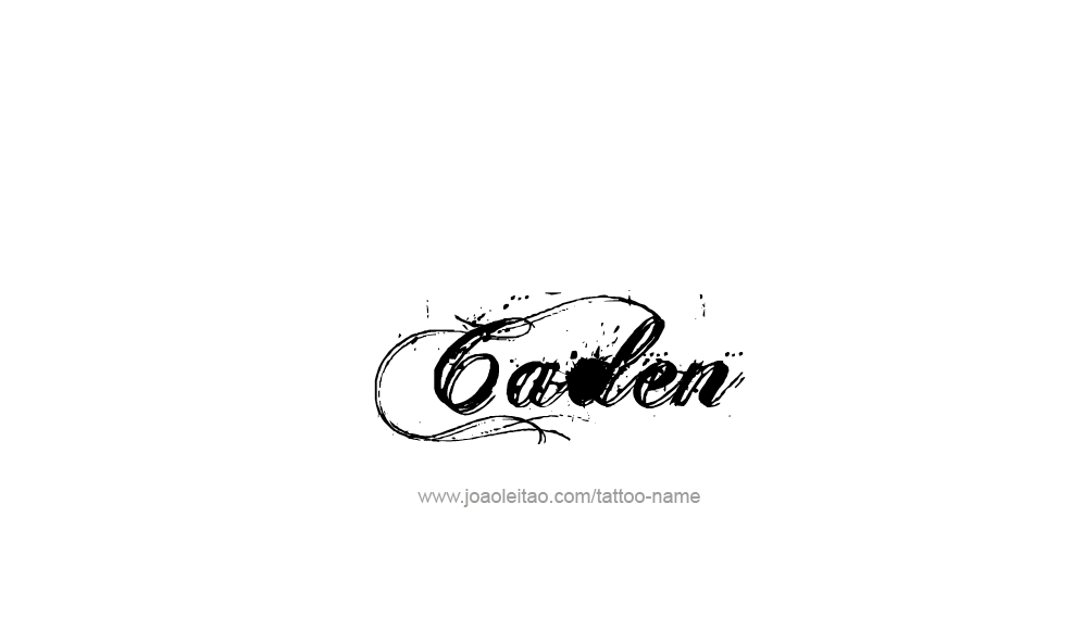 Tattoo Design  Name Caden   